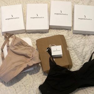 Organic Basics set of Six Bras (L) NWT 👙organicbasics